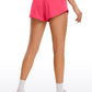 Feathery-Fit Soft Low Rise Mesh Liner Shorts with Zip Pocket 2.5''