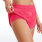 Feathery-Fit Soft Low Rise Mesh Liner Shorts with Zip Pocket 2.5''