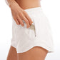 Feathery-Fit Soft Low Rise Mesh Liner Shorts with Zip Pocket 2.5''