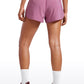 Feathery-Fit Soft Low Rise Mesh Liner Shorts with Zip Pocket 2.5''