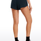 Feathery-Fit Soft Low Rise Mesh Liner Shorts with Zip Pocket 2.5''