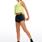 Feathery-Fit Soft Low Rise Mesh Liner Shorts with Zip Pocket 2.5''