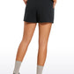 Stretch High-Rise Drawstring Shorts with Pockets 2.5"