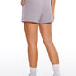 Stretch High-Rise Drawstring Shorts with Pockets 2.5"