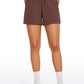 Stretch High-Rise Drawstring Shorts with Pockets 2.5"