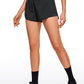 Feathery-Fit Soft High-Rise 2 in 1 Shorts 3''