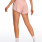 Feathery-Fit Soft High-Rise 2 in 1 Shorts 3''