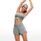 Feathery-Fit Soft High-Rise 2 in 1 Shorts 3''