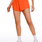 Feathery-Fit Soft High-Rise 2 in 1 Shorts 3''