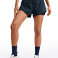 Feathery-Fit Soft High-Rise 2 in 1 Shorts 3''