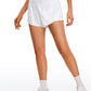 Feathery-Fit Soft High-Rise 2 in 1 Shorts 3''