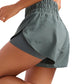 Feathery-Fit Soft High-Rise 2 in 1 Shorts 3''