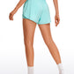 Feathery-Fit Soft High-Rise 2 in 1 Shorts 3''