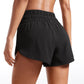 Feathery-Fit Soft Super High Waisted Dolphin Shorts Pocket 3''