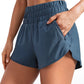 Feathery-Fit Soft Super High Waisted Dolphin Shorts Pocket 3''