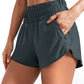 Feathery-Fit Soft Super High Waisted Dolphin Shorts Pocket 3''