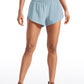 Feathery-Fit Soft Super High Waisted Dolphin Shorts Pocket 3''