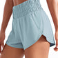 Feathery-Fit Soft Super High Waisted Dolphin Shorts Pocket 3''