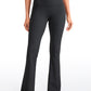 Ribbed High Waist Pocket Flare Leggings 31"