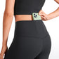 Ribbed High Waist Pocket Flare Leggings 31"