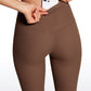 Ribbed High Waist Pocket Flare Leggings 31"