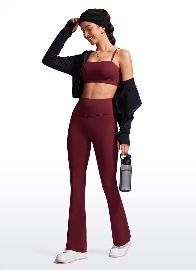 High-Waist Flare Pocket Leggings