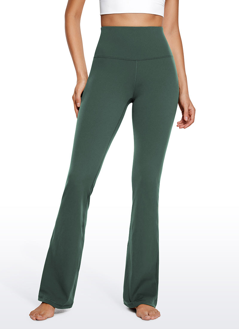 High-Waist Flare Pocket Leggings