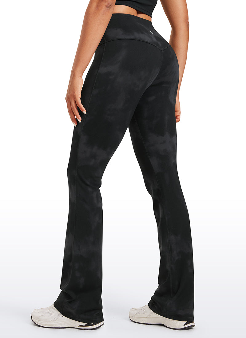 High-Waist Flare Pocket Leggings