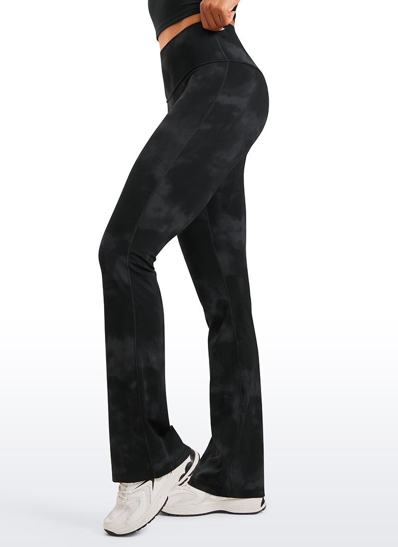 High-Waist Flare Pocket Leggings