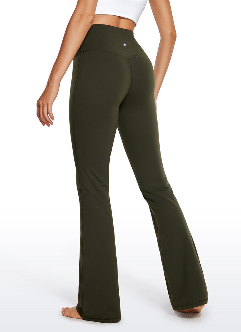 High-Waist Flare Pocket Leggings