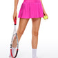 Feathery-Fit Soft High Waist Pleated Tennis Skirt 14''