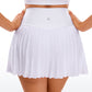 Feathery-Fit Soft High Waist Pleated Tennis Skirt 14''