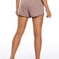 Feathery-Fit Mid-Rise Lined Shorts with Zip Pocket 3''