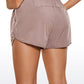 Feathery-Fit Mid-Rise Lined Shorts with Zip Pocket 3''