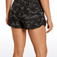 Feathery-Fit Mid-Rise Lined Shorts with Zip Pocket 3''