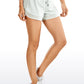 Feathery-Fit Mid-Rise Lined Shorts with Zip Pocket 3''