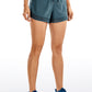 Feathery-Fit Mid-Rise Lined Shorts with Zip Pocket 3''