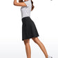 UPF 50+ High Rise Knee Length Tennis Skirts 20''