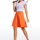 UPF 50+ High Rise Knee Length Tennis Skirts 20''