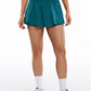 Feathery-Fit Soft High Waisted 2 in 1 Flowy Shorts with Zip Pockets