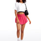 Feathery-Fit Soft High Waisted 2 in 1 Flowy Shorts with Zip Pockets