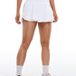 Feathery-Fit Soft High Waisted 2 in 1 Flowy Shorts with Zip Pockets