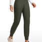 Fleece Lined Soft Workout Joggers with Pockets 27.5"