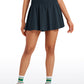 Feathery-Fit Soft High Waisted Flowy Tennis Skirt with Pockets 16''