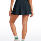 Feathery-Fit Soft High Waisted Flowy Tennis Skirt with Pockets 16''