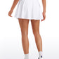 Feathery-Fit Soft High Waisted Flowy Tennis Skirt with Pockets 16''