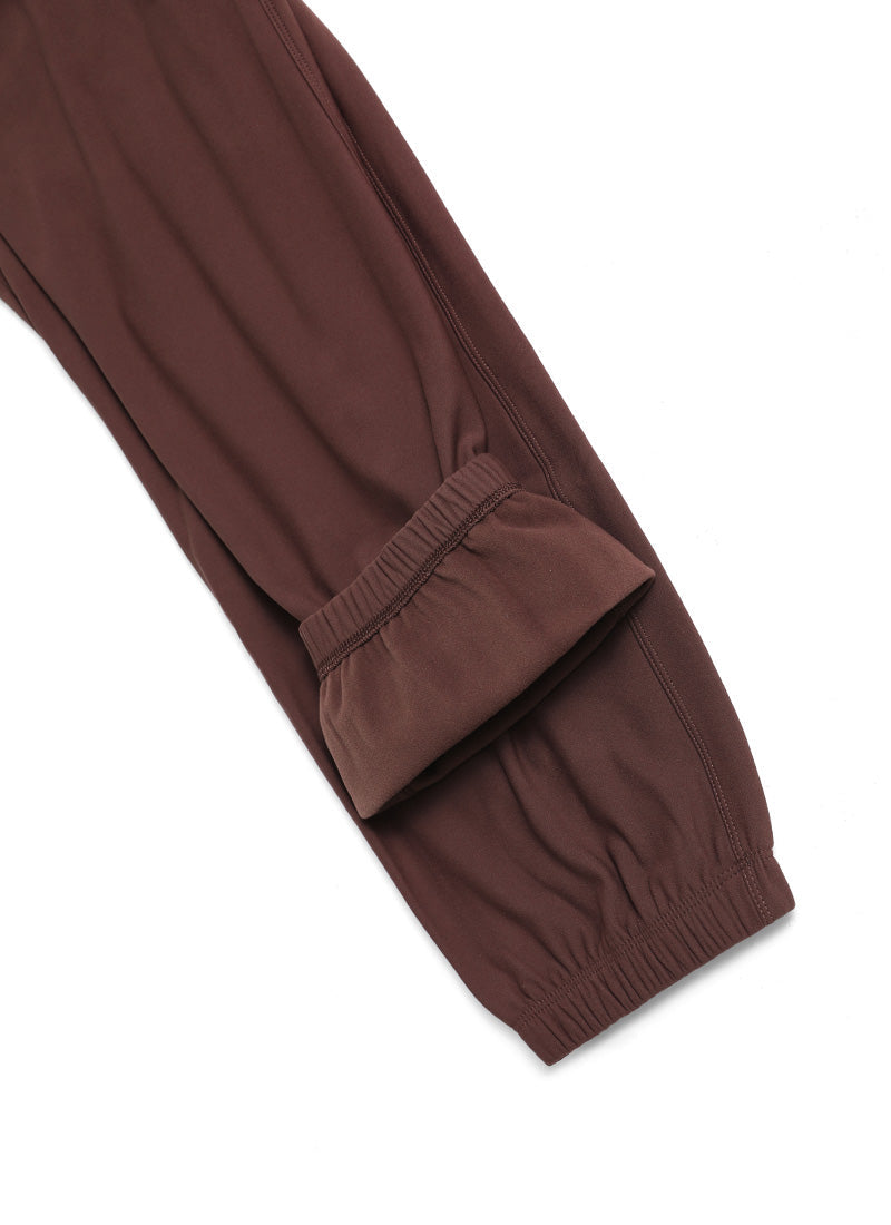 Fleece Lined High Waisted Joggers 28"