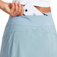 Feathery-Fit Soft High Waist Golf Skirt with Zipper Pocket 14''