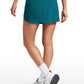 Feathery-Fit Soft High Waist Golf Skirt with Zipper Pocket 14''