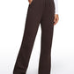 Cotton Fleece Lined Straight Leg Sweatpants 30''